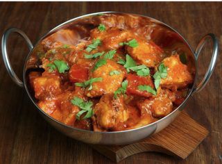 Plato curry principal balti