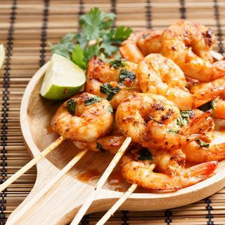Brochettes De Gambas