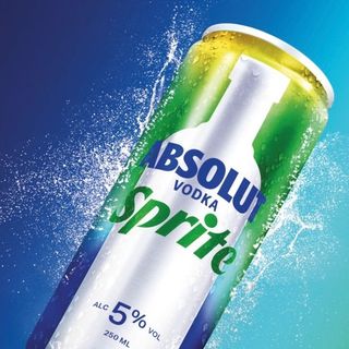 Vodka Absolut com Sprite