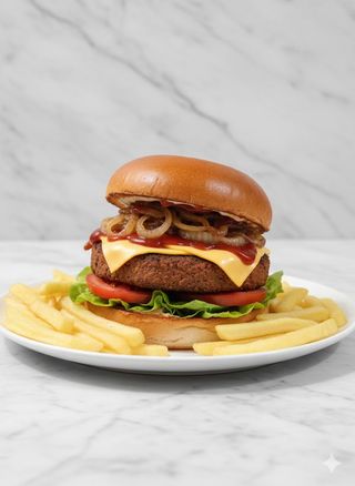 Hamburguesa La Vegana