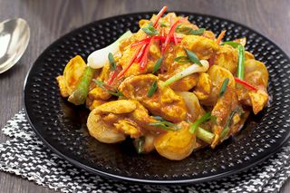 Yellow Curry Crispy Chicken