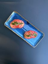 Bruschete cu roșii și mozzarella