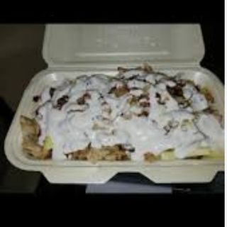 Tarrina de pollo con patatas fritas ración 