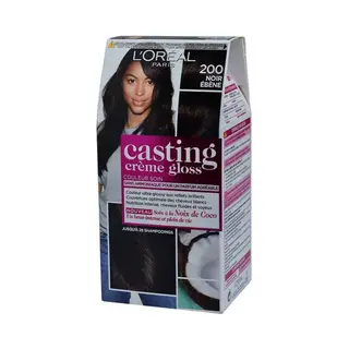Coloration cheveux sans ammoniaque 200 noir ébène - CASTING CRÈME GLOSS