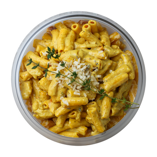 Մակարոն գազարով և Չորս պանիր սոուսով