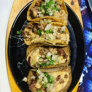 Tacos de bistec (4 uds.)