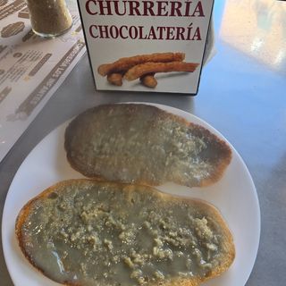 Tostada de roquefort 