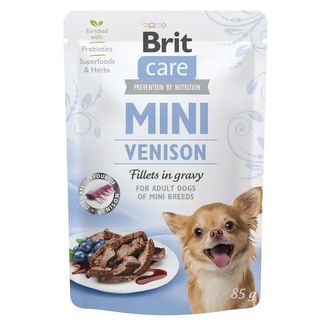 Brit Care МІНІ вологий корм д/собак філе дичини в соусі 85г