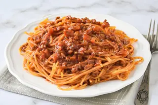 Espaguetis Boloñesa