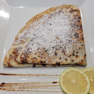 Crepe Con Azúcar Y Limón