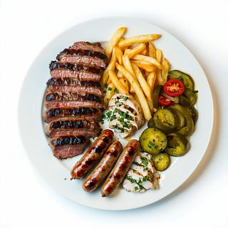 Platou mix grill (2 persoane)