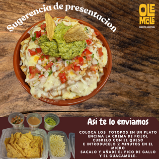Nachos con Guacamole.