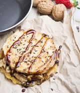 Палачинка с Черен шоколад, орех и киви