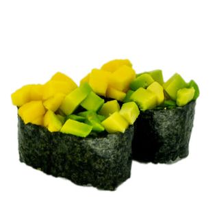 48. Gunkan De Mango Y Aguacate (2 Uds.)