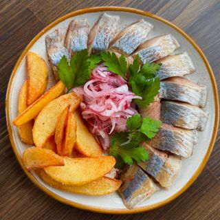 Оселедець з картоплею