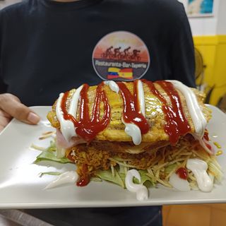 Patacón De Ternera Mechada