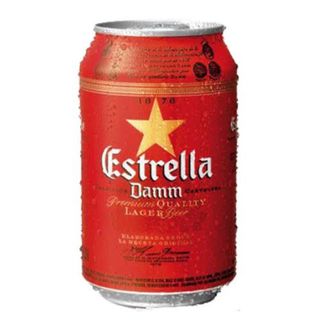 Estrella Damm Cerveza Lata 33cl