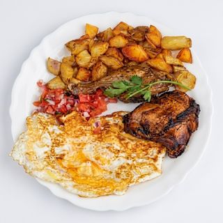 Baked Chicken Breakfast Combo
