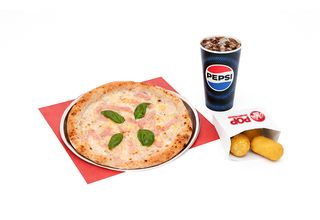 Menù  Panna, cotto e parmigiano