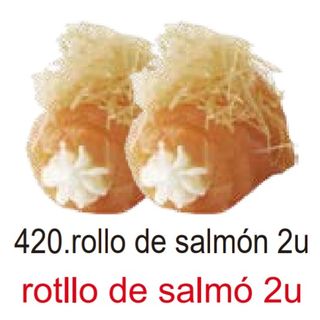 420.rollo de salmon 2u