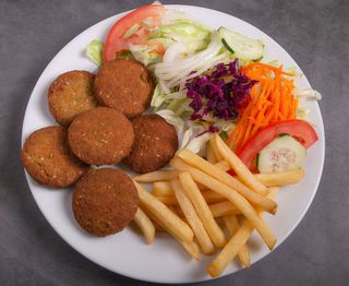 Menú Falafel Plato