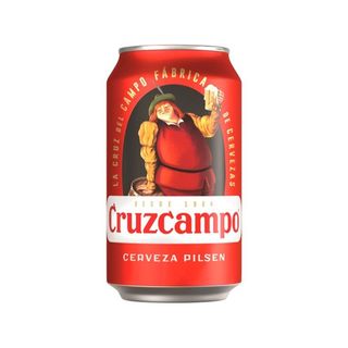 Lata cerveza 0,33cl Cruzcampo