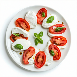 Caprese Con Mozzarella De Bufala