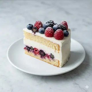 Torta yogurt e frutti di bosco