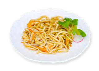 53. Spaghetti di soia con carne spicy