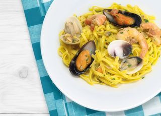 Spaghetti in brodo ai 3 sapori di mare