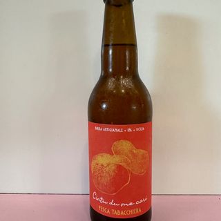 birra artigianale Brassicula  pesca tabacchiera cl  33
