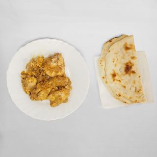 Chicken malai naan