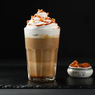 Latte caramel chantilly