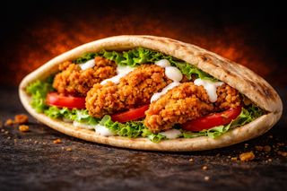 Crispy Chicken Bun - Pollo fritto, lattuga, pomodoro e maionese