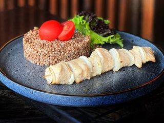 Гречка з курячим шашликом (390g)