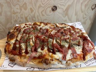 Pizza American Bbq- 34 cm.