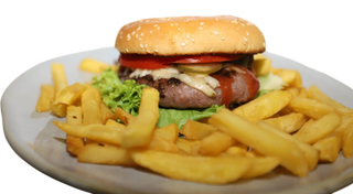 Klopica burger & Coca Cola