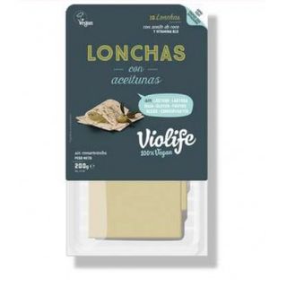 Lonchas Veganas Con Aceitunas Violife 200Gr