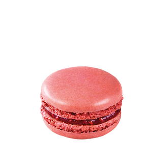 Makaronik o smaku malinowym