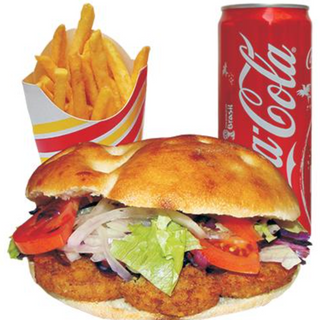 Menù panino falafel 