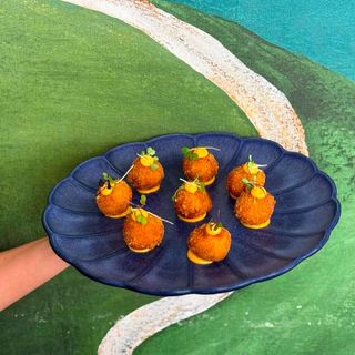 Media Ración De Croquetas De Gambas Al Pil Pil