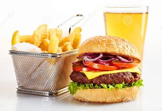 СЕТ 1 Бургер Прованс або Чикен Бургер +картопля фрі (100гр)