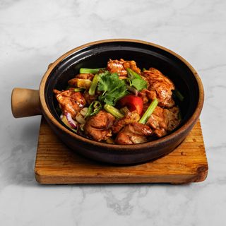 Pollo alla piastra con zenzero