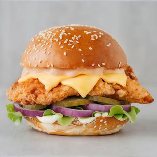 Hamburguesa de Pollo Crujiente
