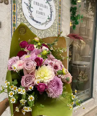 Ramo Rosas e Crisântemos
