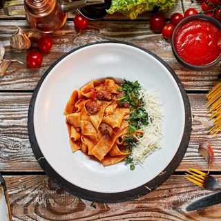 Pappardelle boscaiola