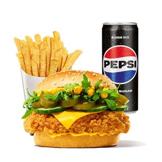 Chick'n Crunch Spicy Meal