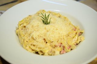 Tagliatelle carbonara 