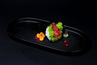 132 Temaki spicy tonno