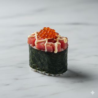 Gunkan tonno flambè